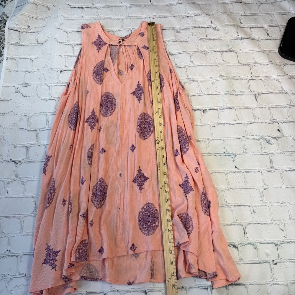 ✅ Free People Tree Swing Tunic Sleeveless Dress size XS - Picture 5 of 12